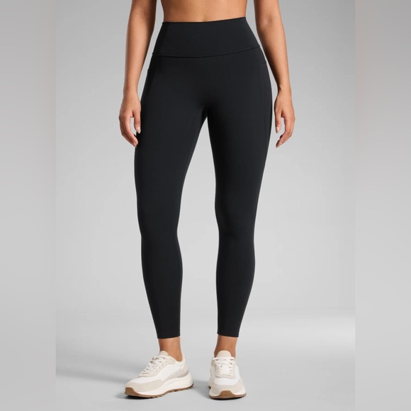CRZ YOGA Pants - Crz Yoga Secretsculpt™ No Front Seam Pocket Legging 25'' Black Medium